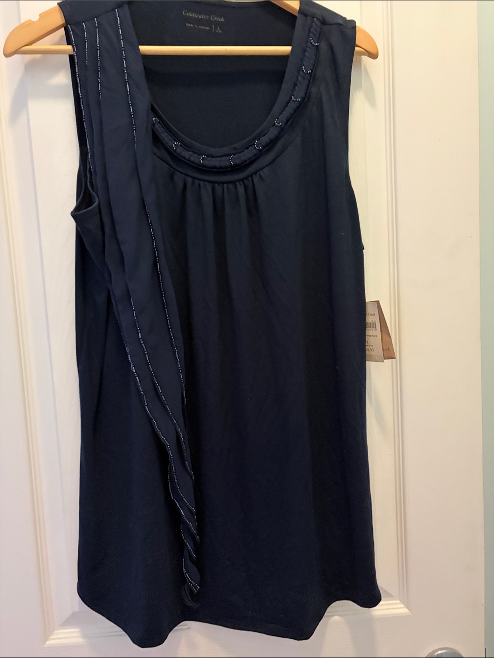 Coldwater Creek SZ L Scoop neck tank
